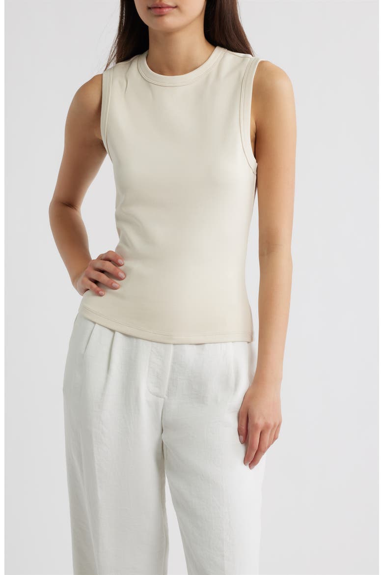 Campbell Sleeveless Tank, Main, color, CREAM