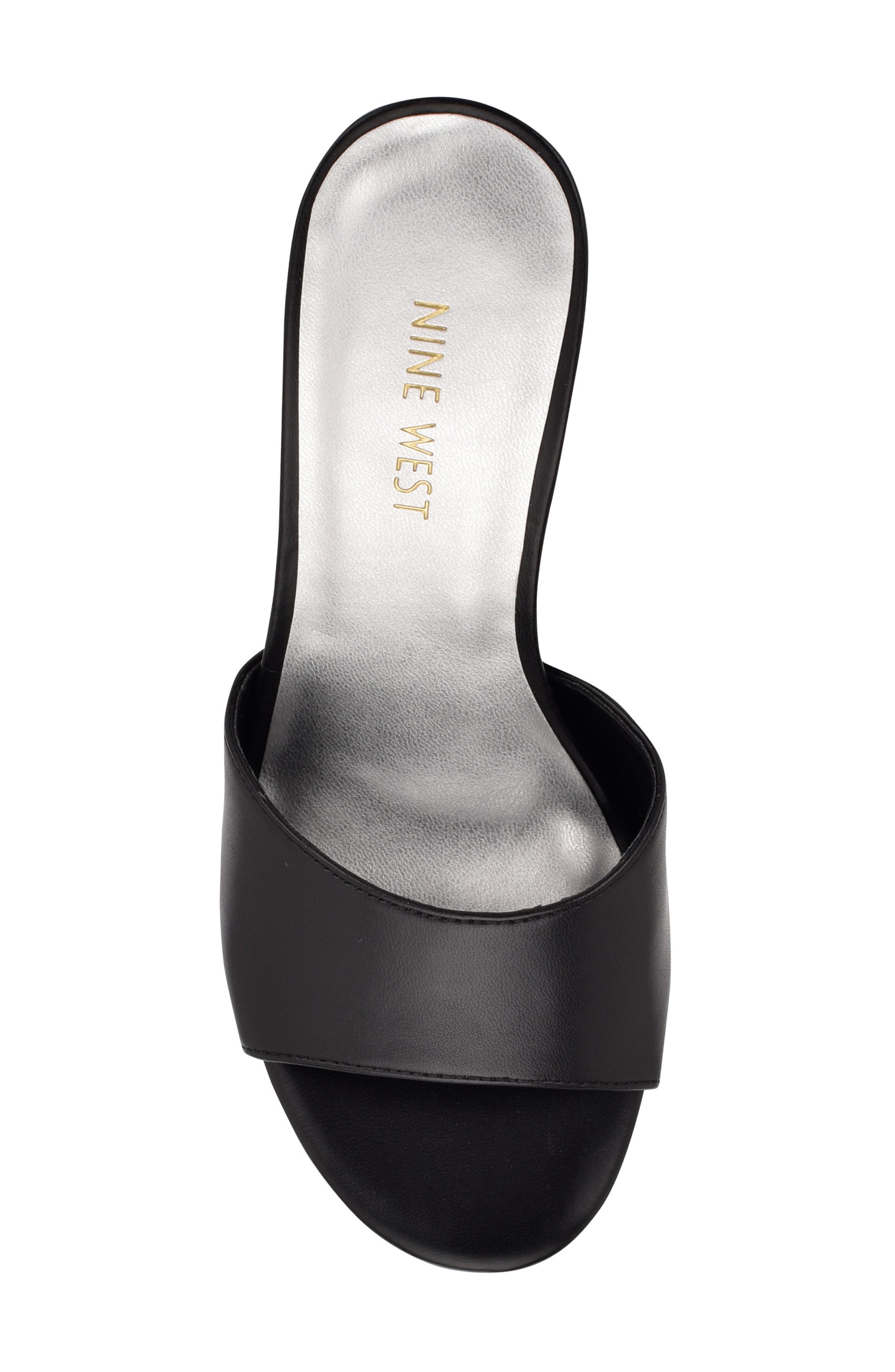 Nine West Block Heel Mule Sandal, Alternate, color, 