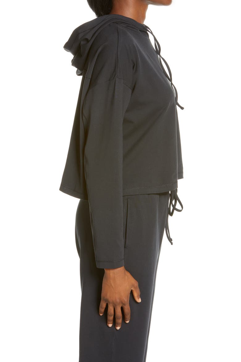Relaxed Hoodie, Alternate, color, BLACK