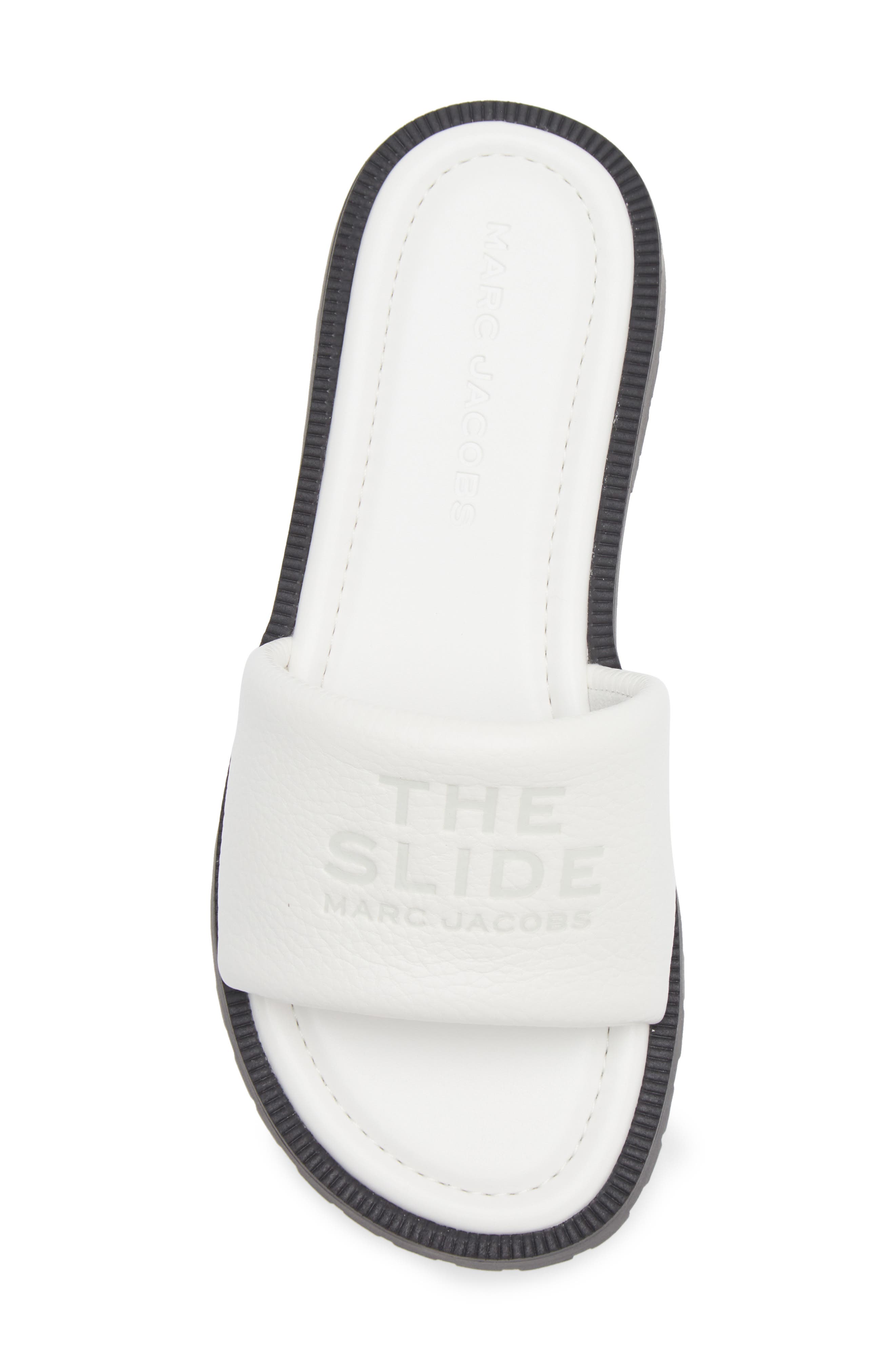 The Lug Slide Sandal, Alternate, color, BRIGHT WHITE