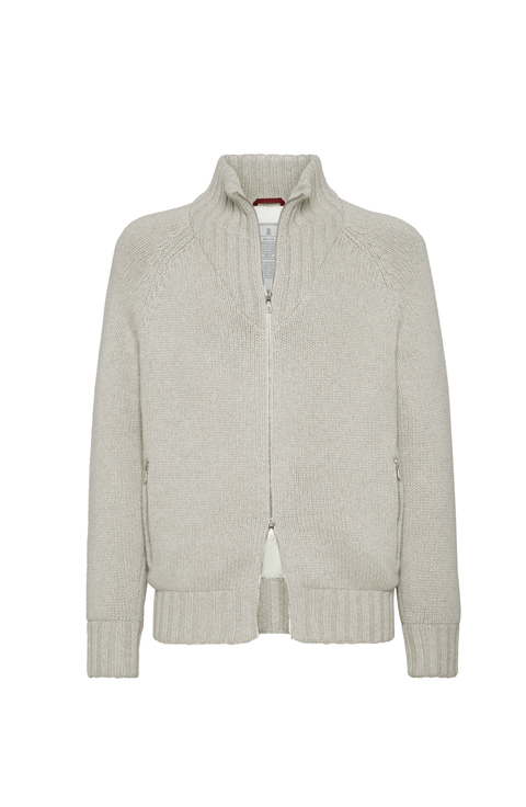 ブルネロクチネリ Brunello Cucinelli Cotton Jacket Brunello Cucinelli - Cotton bomber jacket Brunello Cucinelli