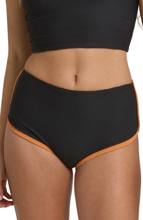Tanlines Contrast Piping Bikini Bottoms