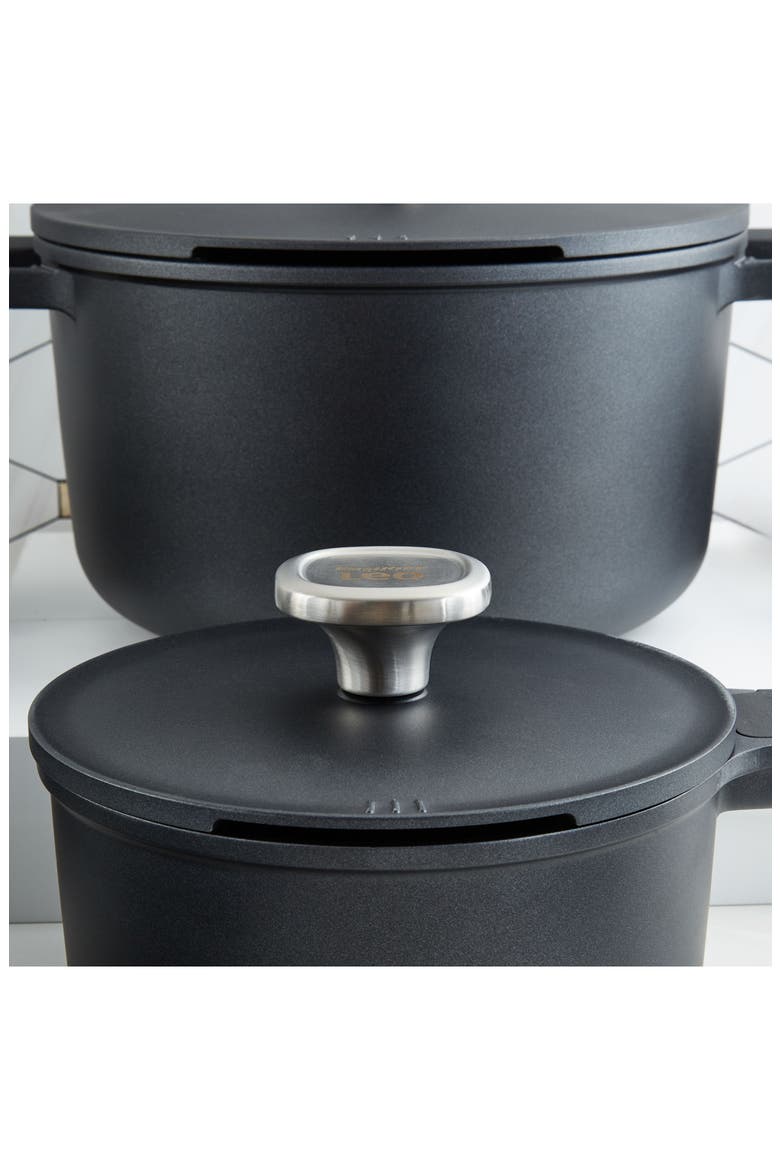 Leo Phantom 8-Piece Cookware Set, Alternate, color, BLACK