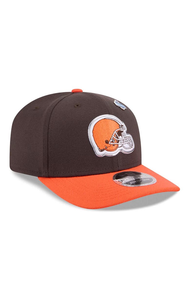 New Era Men's New Era  Brown/Orange Cleveland Browns 2026 NFL Draft 9SEVENTY Adjustable Hat, Alternate, color, Brown