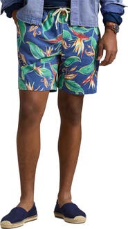 Polo Ralph Lauren Spa Floral French Terry Drawstring Shorts