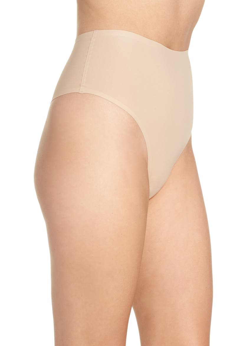 Soft Stretch Seamless Retro Thong, Alternate, color, ULTRA NUDE