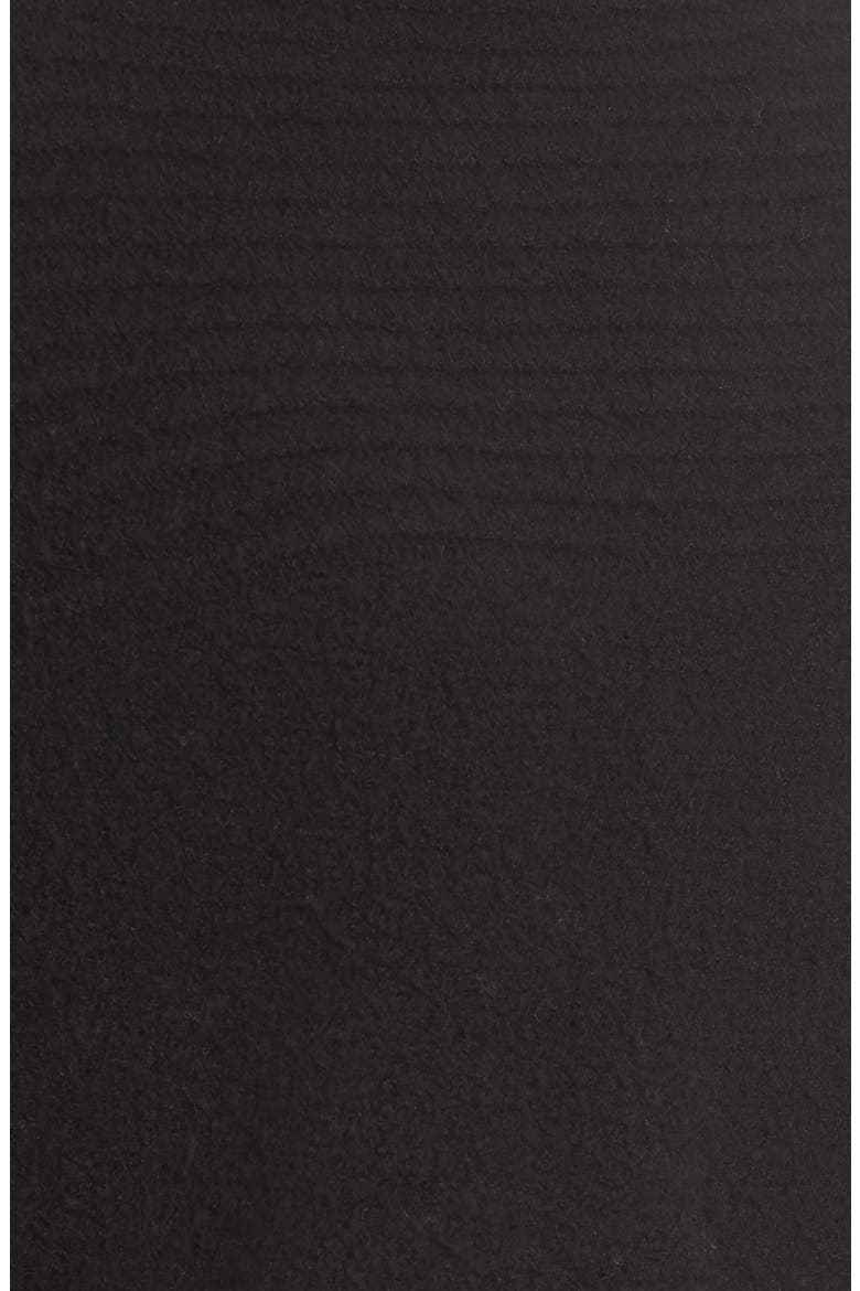 Rib Knit Turtleneck Poncho, Alternate, color, BLACK