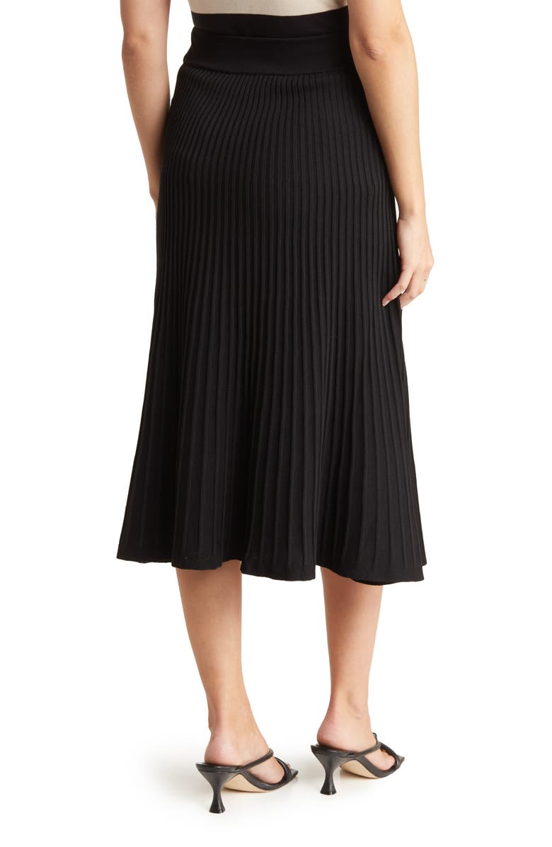 Nanette Lepore Pull-On Ribbed Sweater Skirt, Alternate, color, 