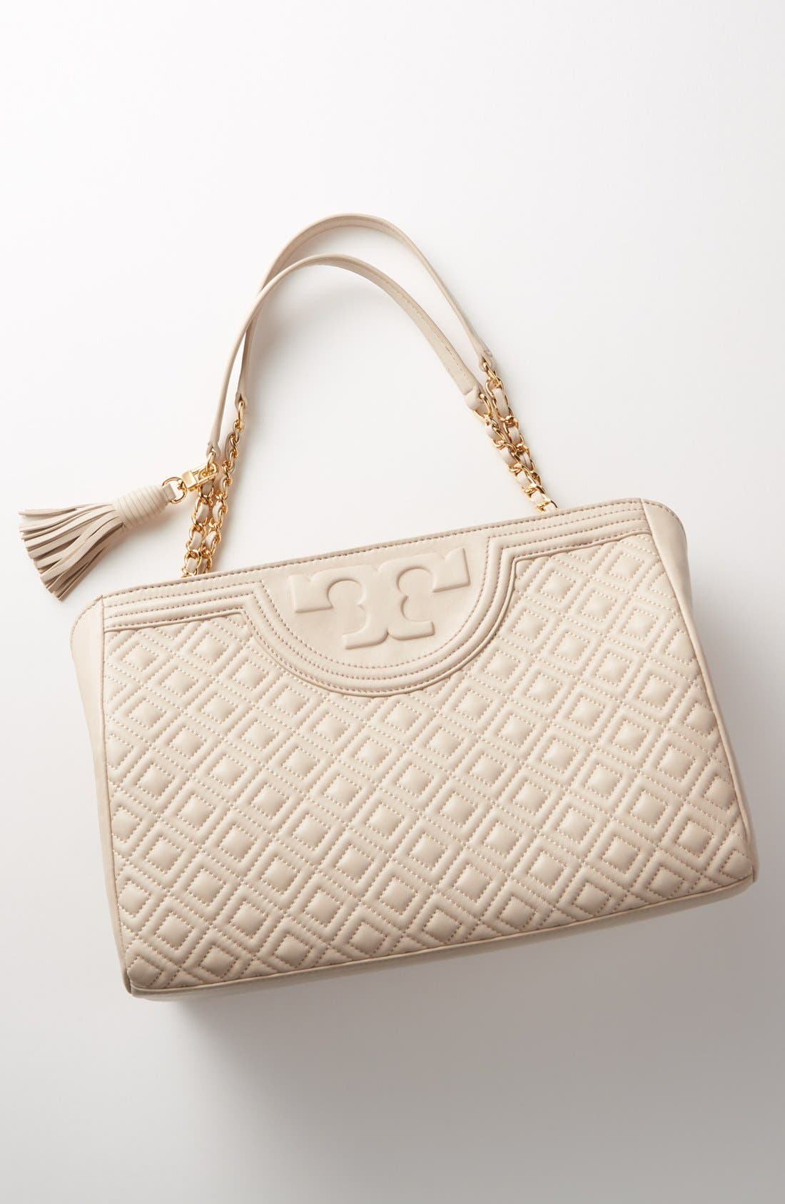 Fleming Leather Shoulder Bag, Alternate, color, BEDROCK