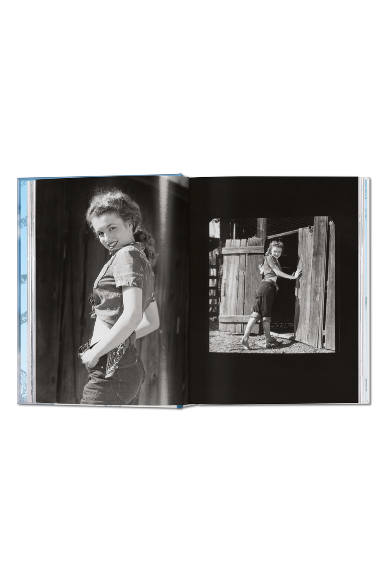 André de Dienes Marilyn Monroe 45th ed Book, Alternate, color, Blue