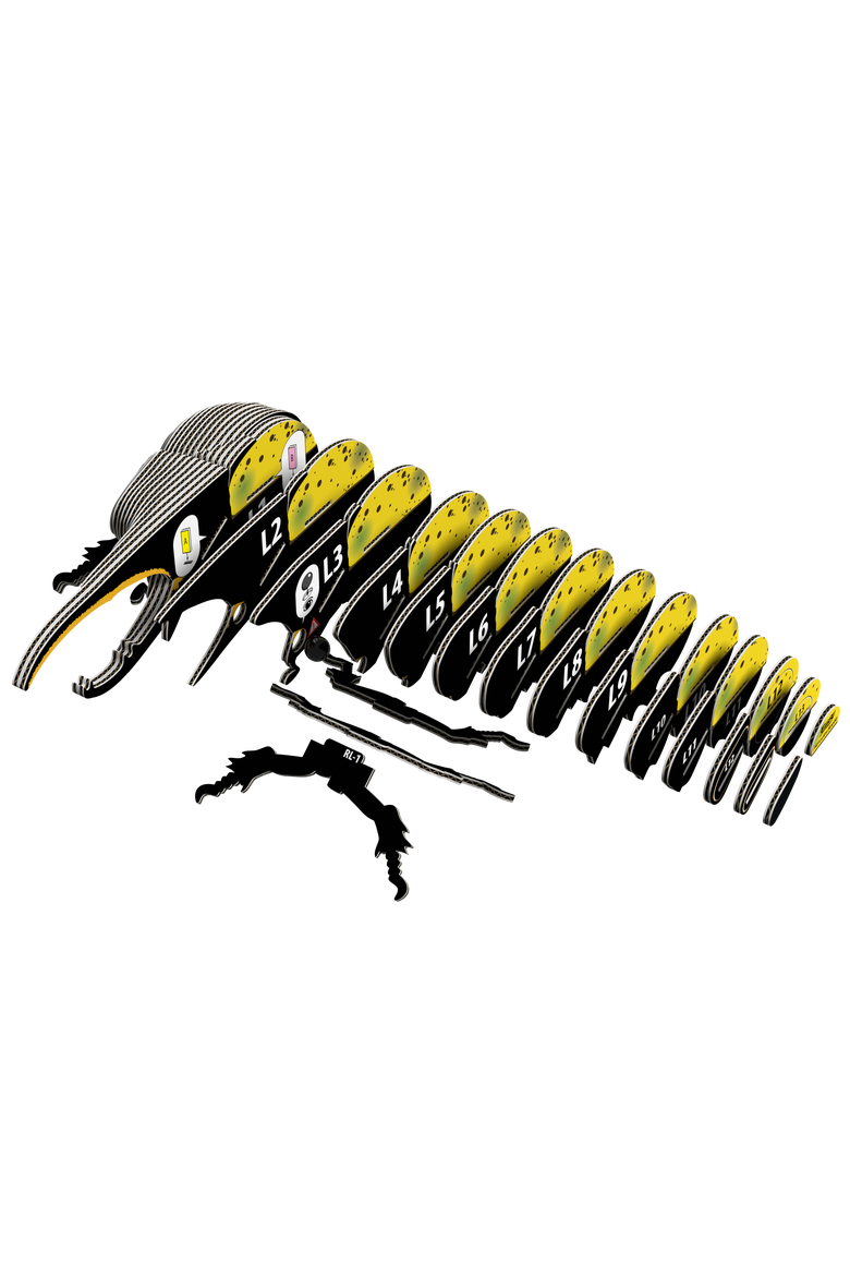 Hercules Beetle 3D Puzzle, Alternate, color, No Color