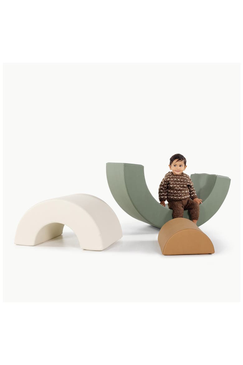 Arc Faux Leather Playset, Alternate, color, THYME