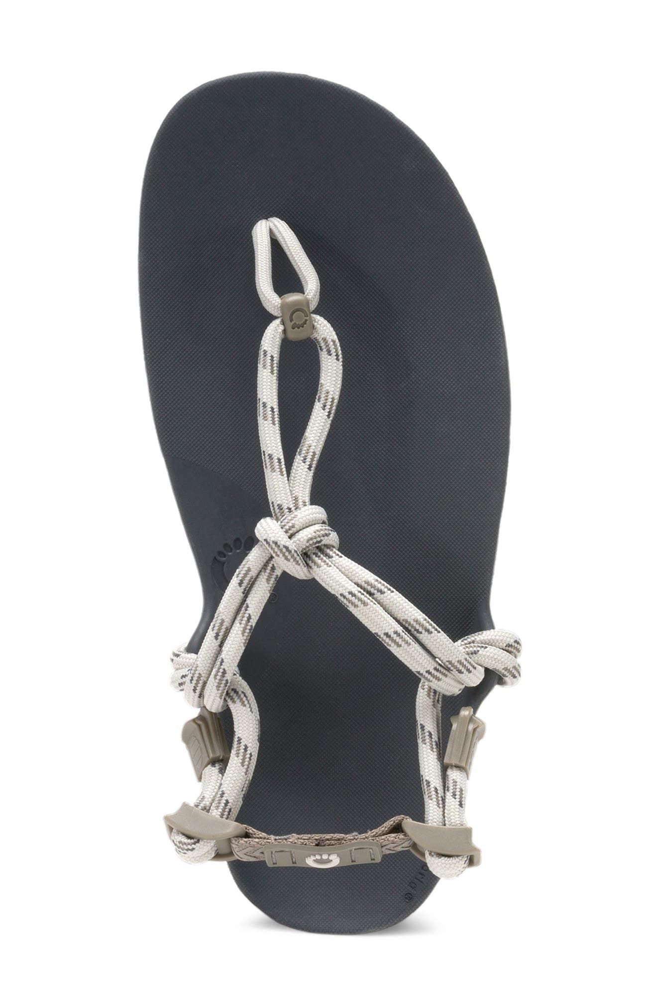 XERO SHOES Genesis Rope Style Barefoot Sandal, Alternate, color, Stone