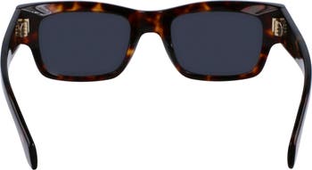 Rivets 53mm Rectangular Sunglasses