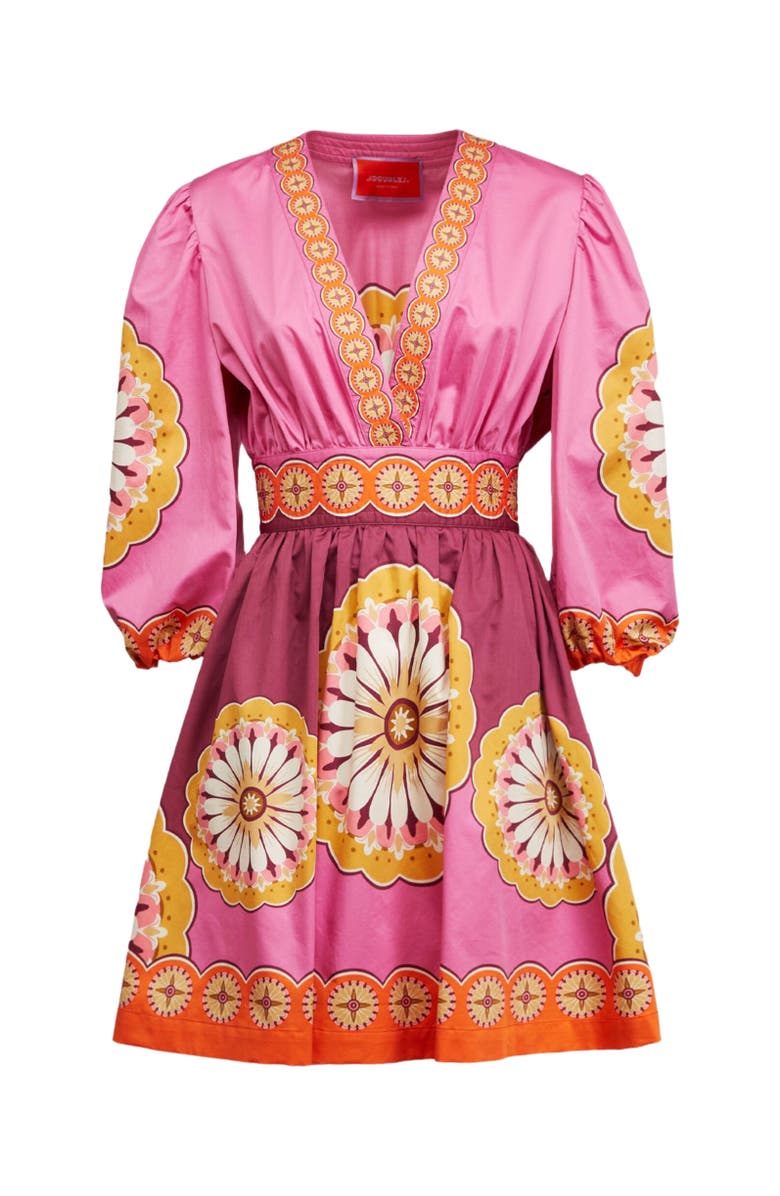 La DoubleJ Margherita Dress Napoli Plates Placée Pink, Alternate, color, Napoli Plates Placée Pink