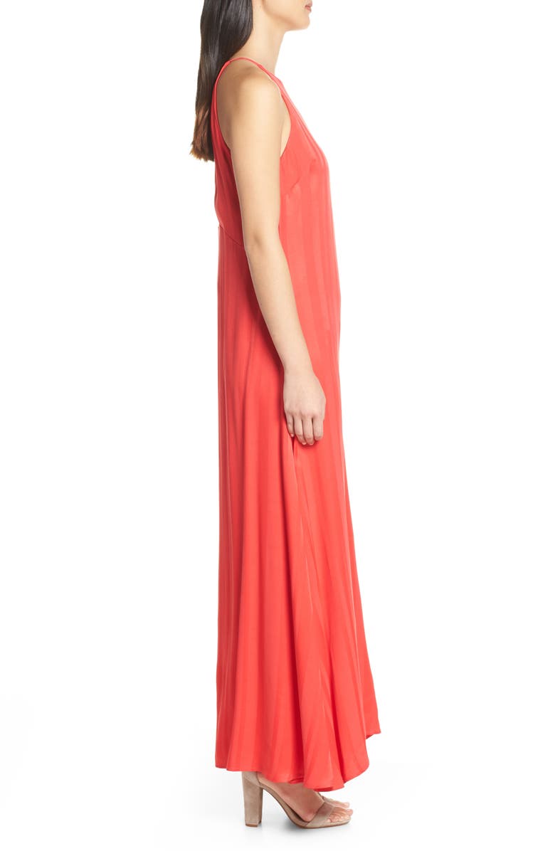 NSR Paola Halter Maxi Dress, Alternate, color, 