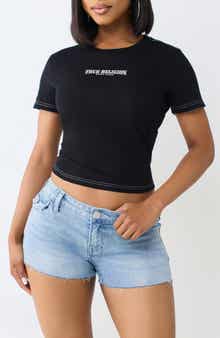 Crystal Tiger Relaxed Shrunken Graphic Tee