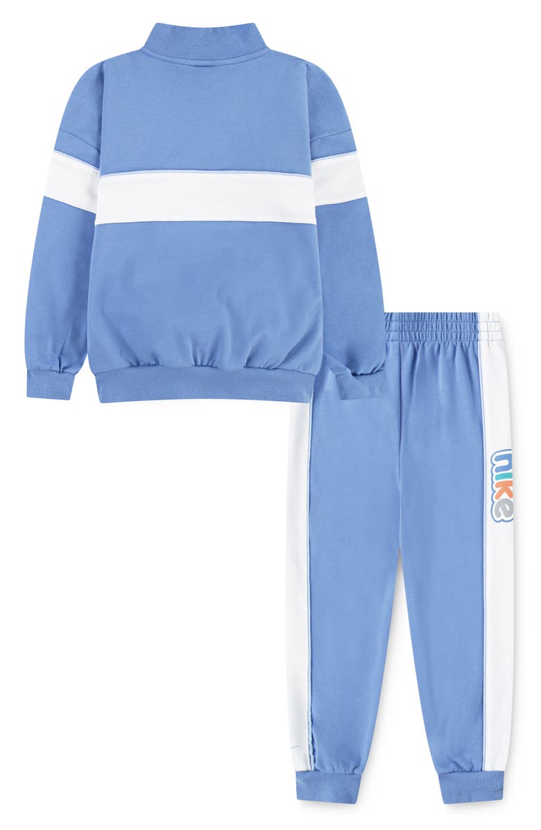 Nike Kids' E1D1 Quarter Zip Sweatshirt & Pants Set, Alternate, color, Blue Beyond