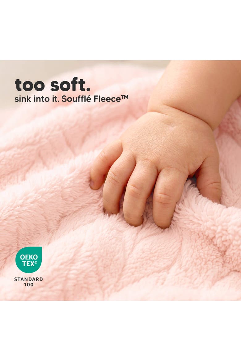 Soufflé Fleece Baby Blankets - Serene, Alternate, color, 1-Pack, Blush