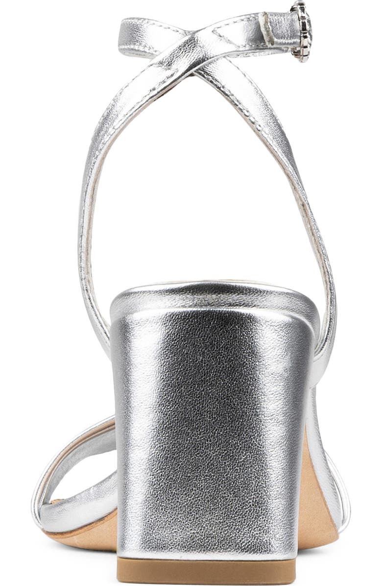 Donald Pliner Ankle Strap Sandal, Alternate, color, Silver