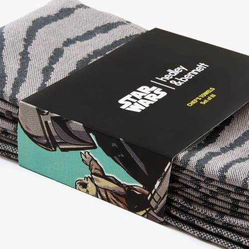 Hedley & Bennet T Star Wars Beskar Chef's Towels In Char
