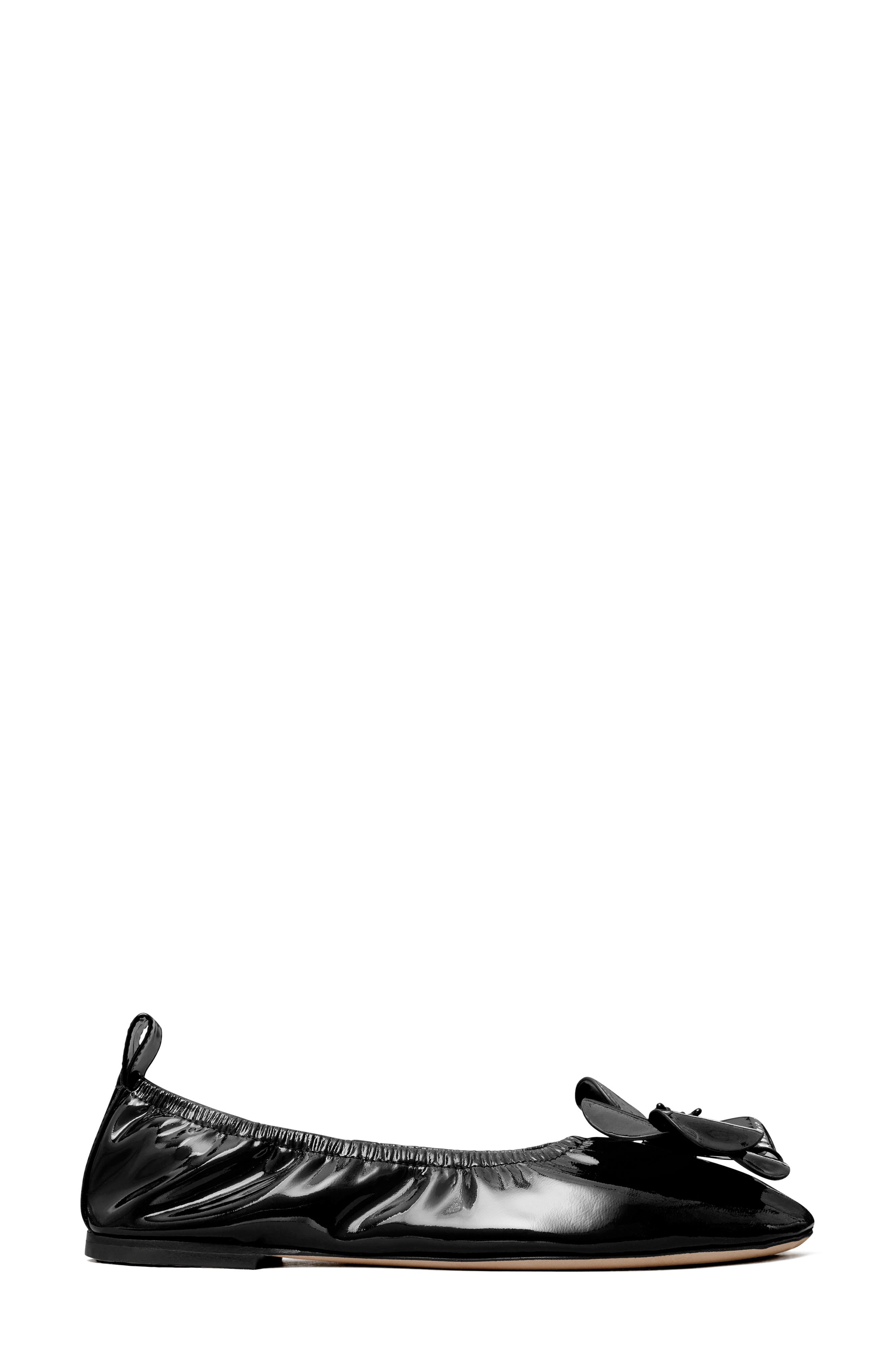 Tory Burch Flower Ballet Flat, Alternate, color, 