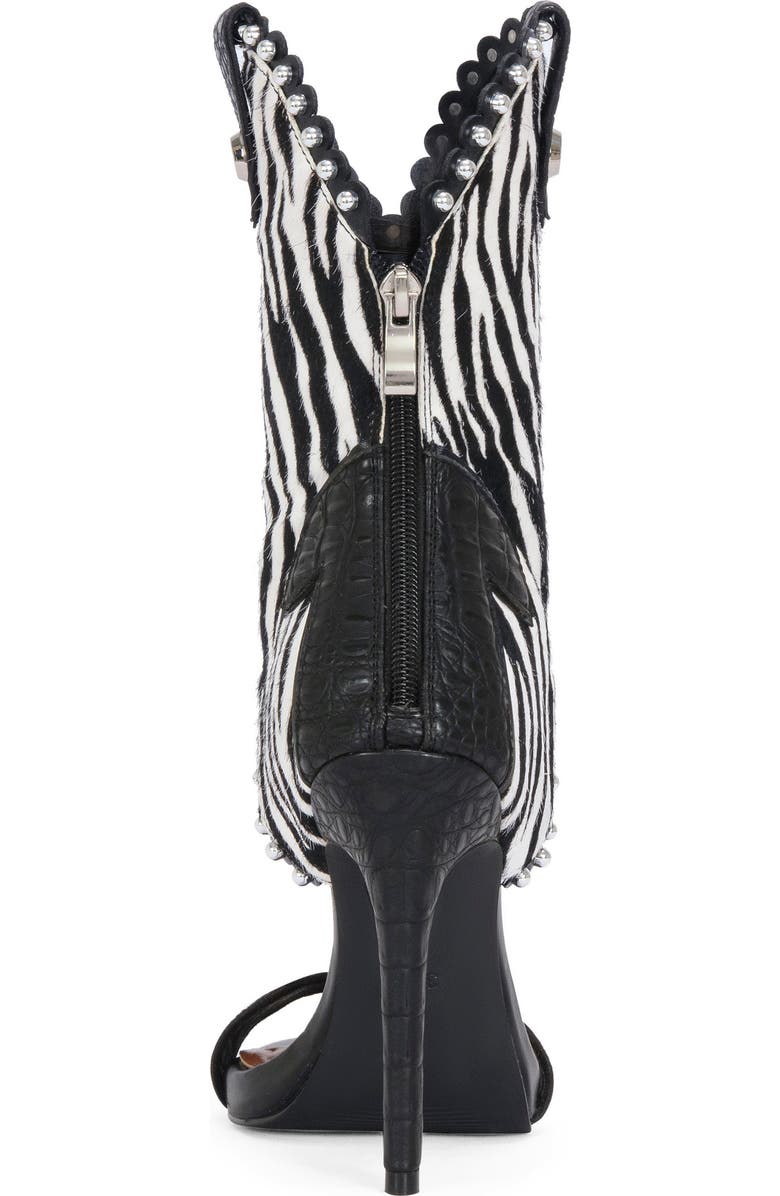 AZALEA WANG Tahlie Genuine Calf Hair Sandal, Alternate, color,