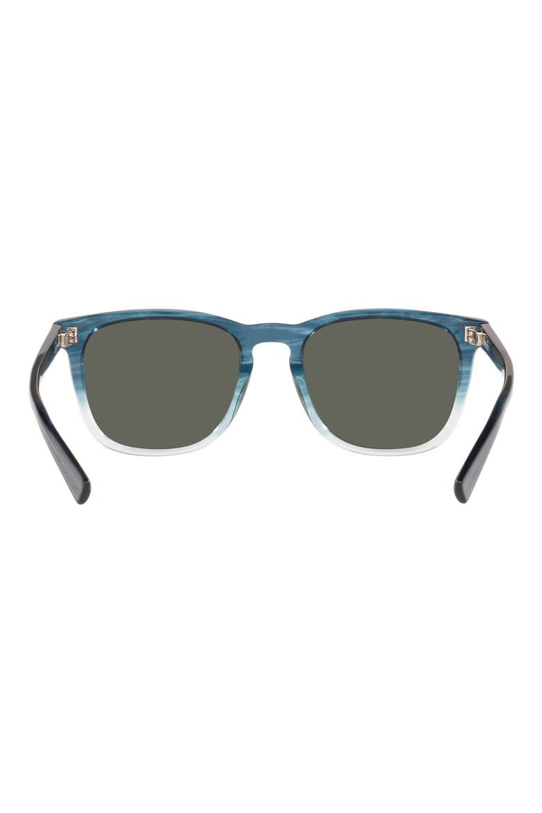 Sullivan 53mm Mirrored Polarized Square Sunglasses, Alternate, color, TEAL