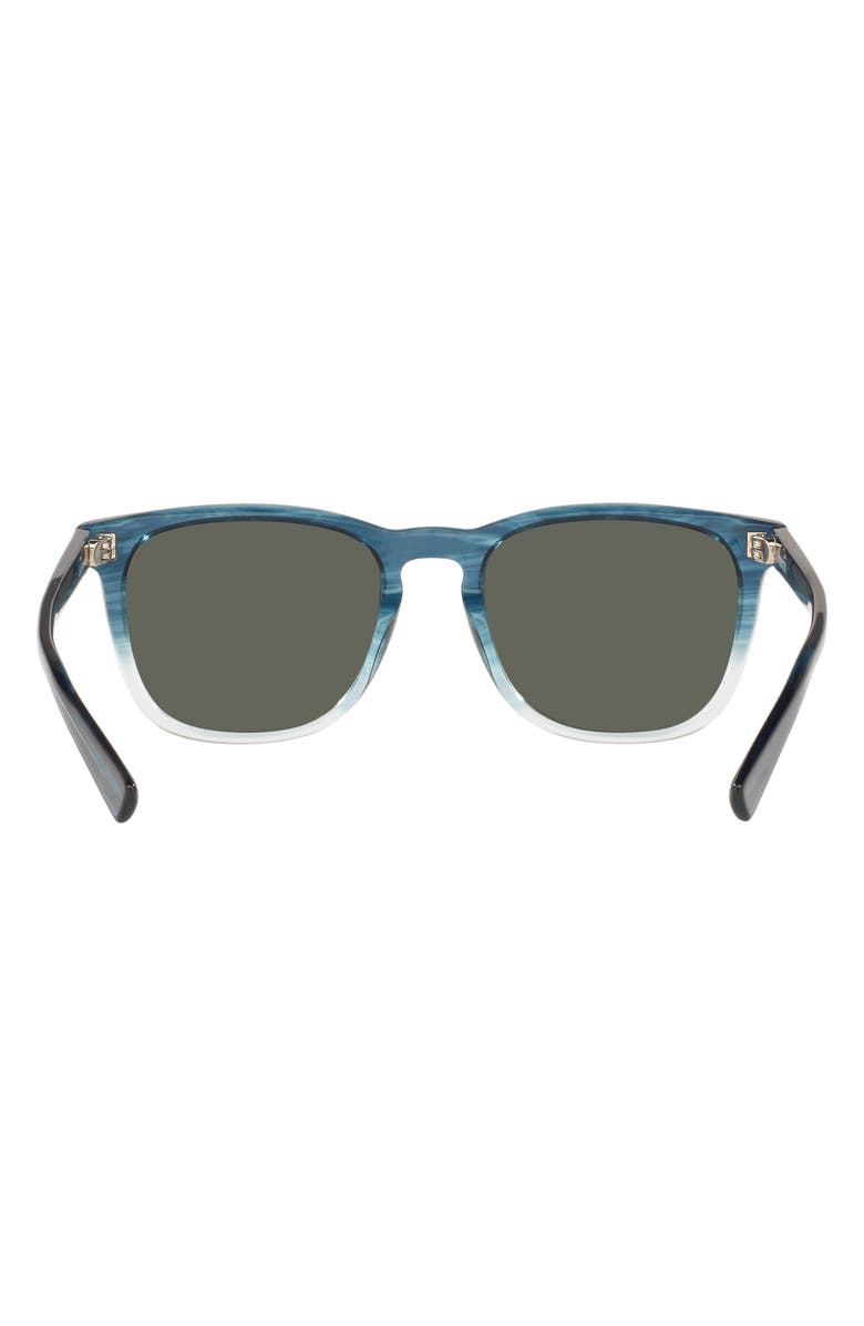 Costa Del Mar Sullivan 53mm Mirrored Polarized Square Sunglasses, Alternate, color, Teal