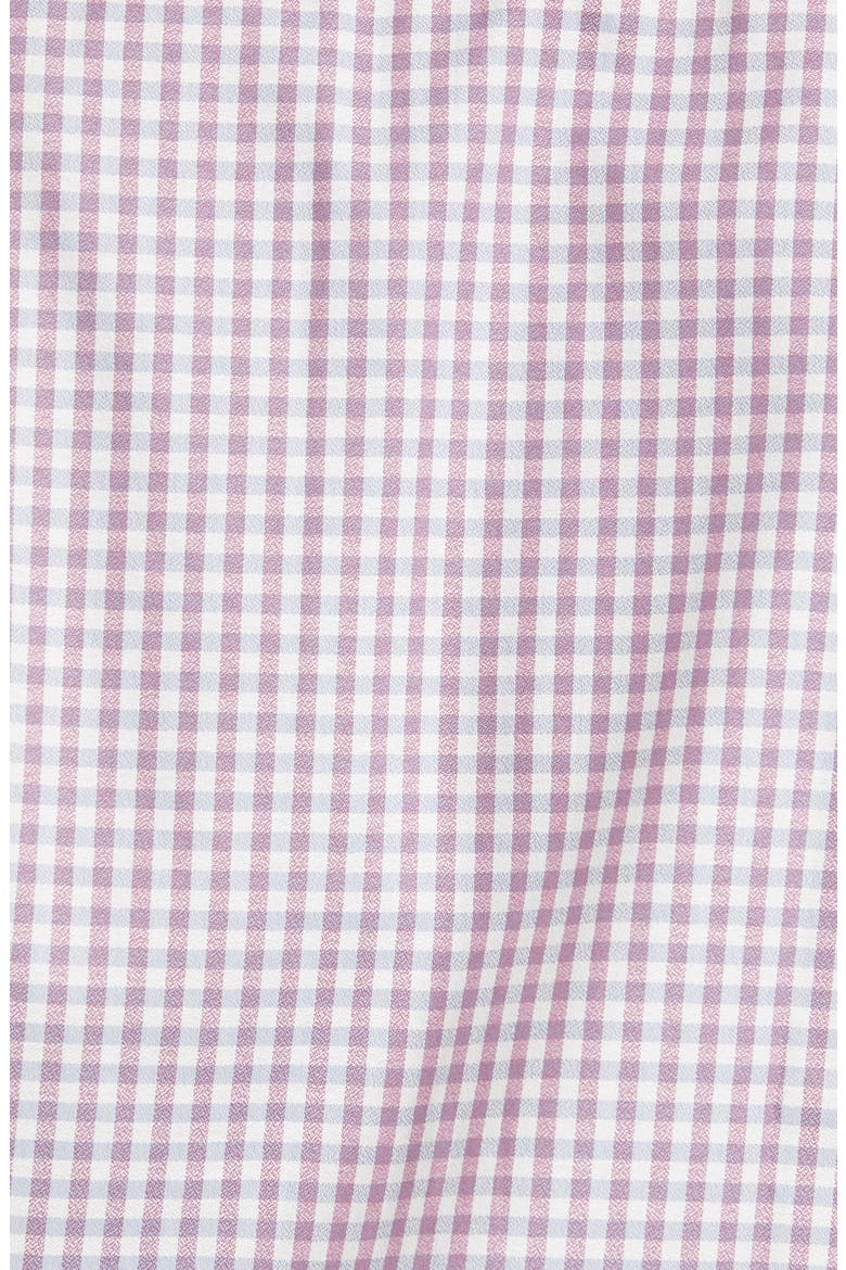 Classic Fit Check Button-Up Shirt, Alternate, color, BERRY