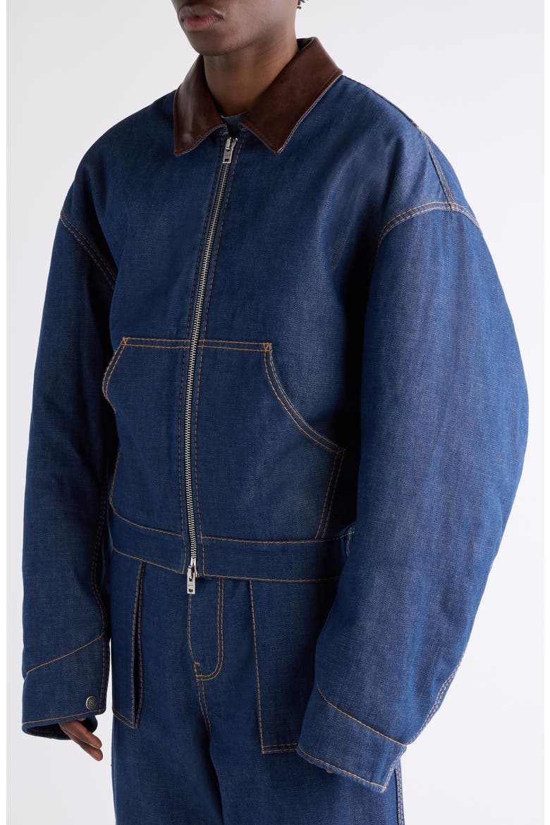 Ohniev Denim Jacket, Alternate, color, INDIGO BLUE