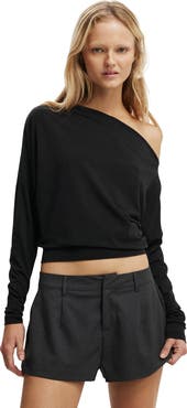 Cotton On Women's Peyton Off Shoulder Long Sleeve
