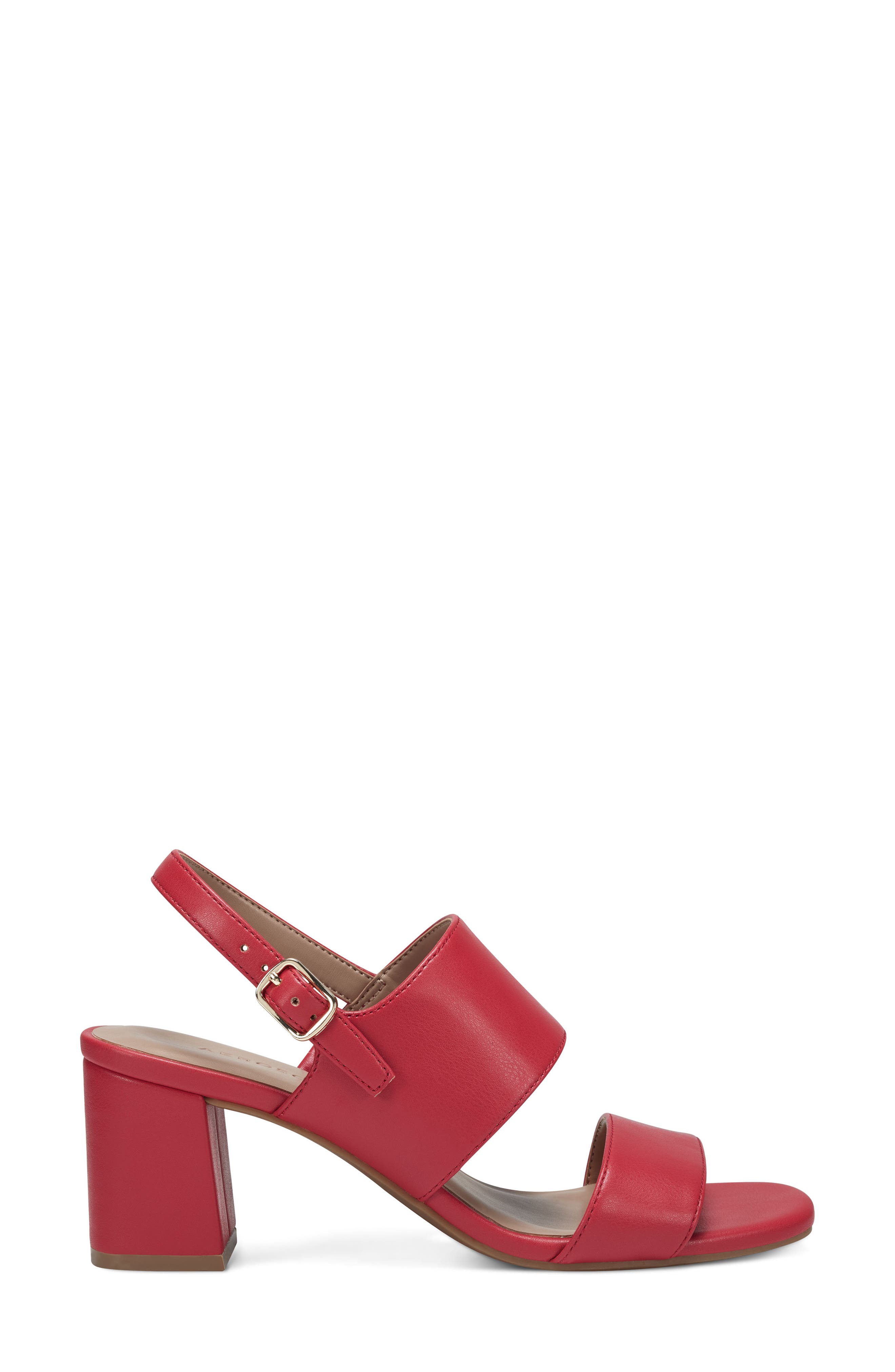 Emmex Block Heel Slingback Sandal, Alternate, color, RED