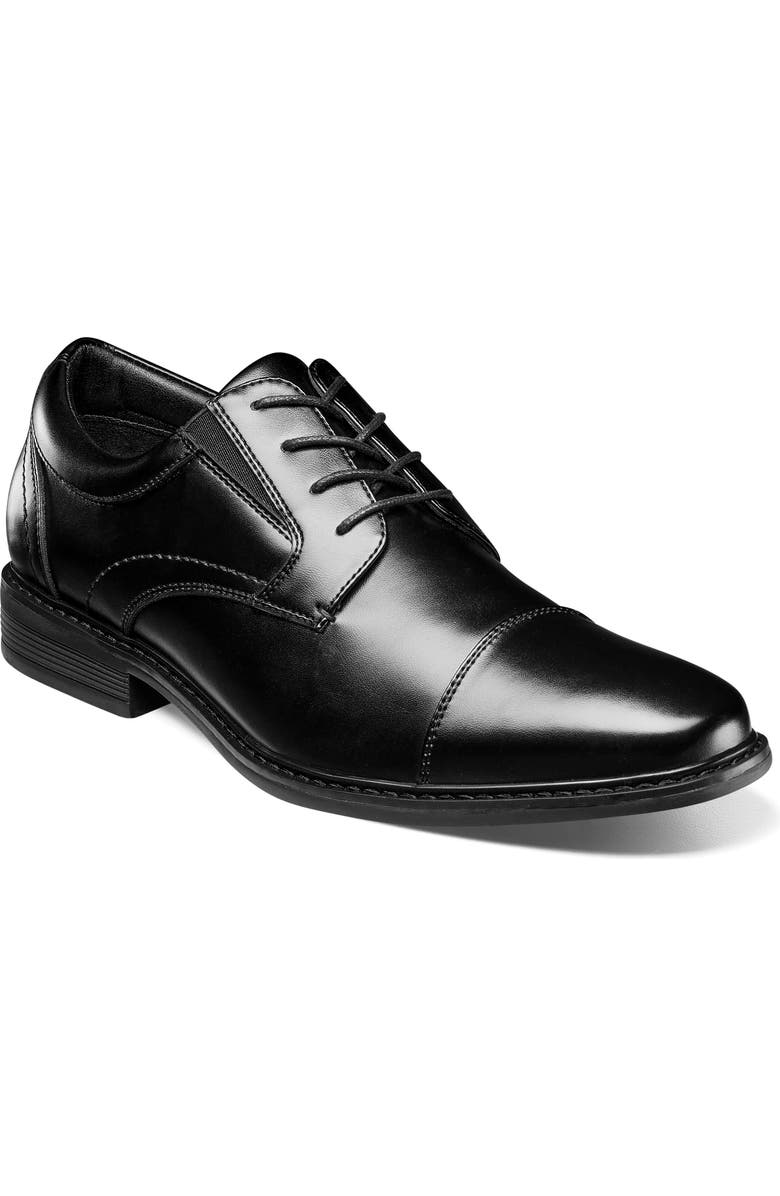 NUNN BUSH Jarvis Cap Toe Oxford, Main, color, Black