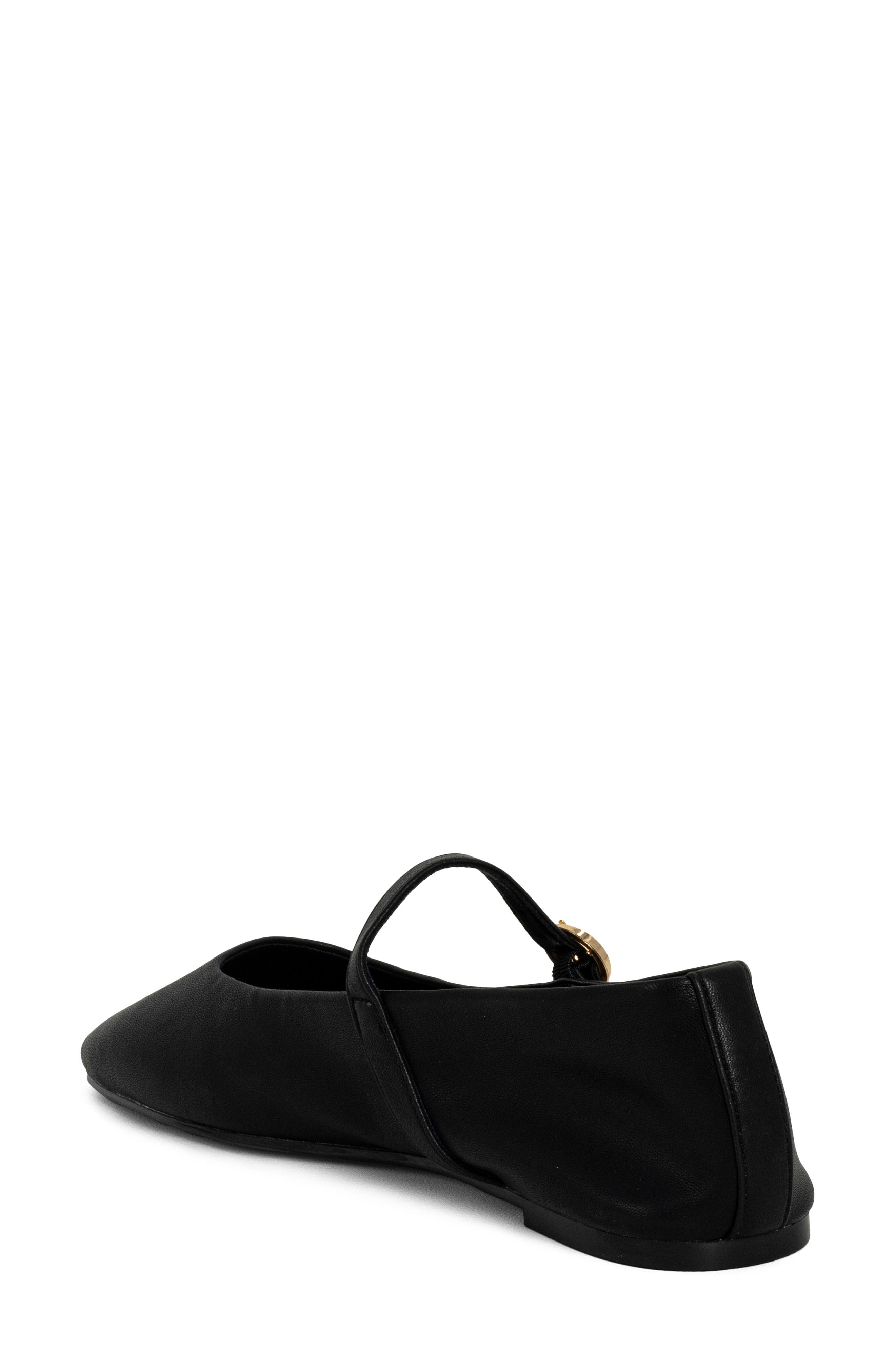 SHUSHOP Annabelle Mary Jane Flat, Alternate, color, Black