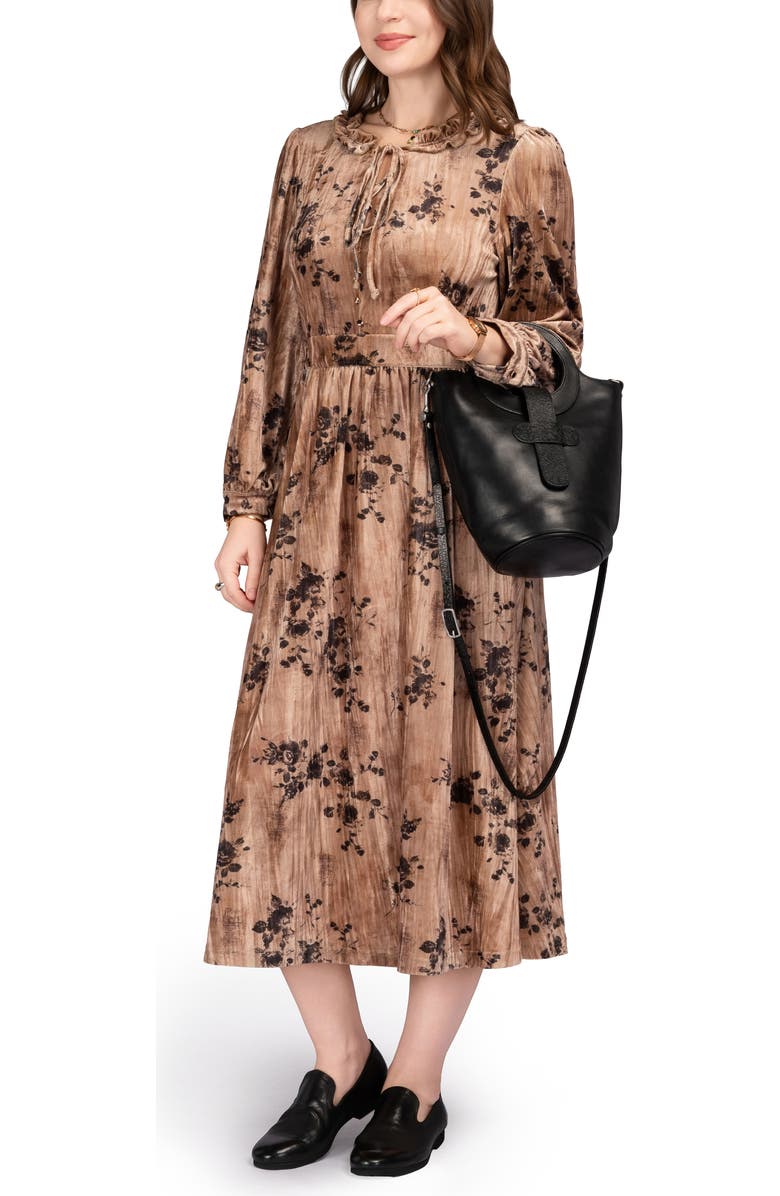 OLD TREND Lily Genuine Leather Structured Everyday Bucket Crossbody, Alternate, color, Black