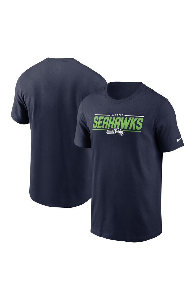 Nike Men's Nike College Navy Seattle Seahawks Muscle T-Shirt, Main, color, Navy