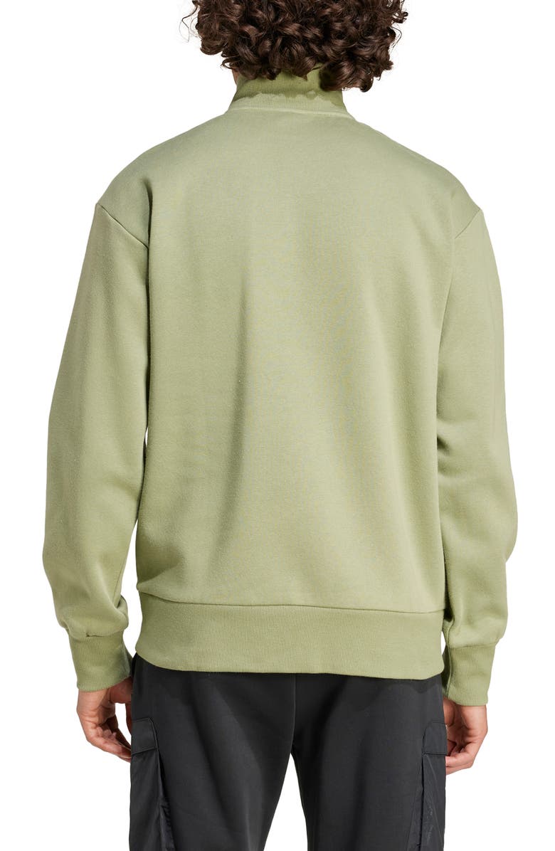 adidas City Escape Fleece Half Zip Sweatshirt, Alternate, color, 