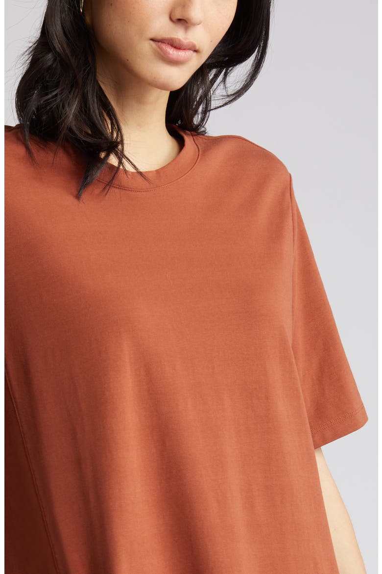 oversized orange t shirt dress Women's T-Shirt Dress