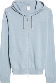 Eleventy Cashmere Zip Hoodie