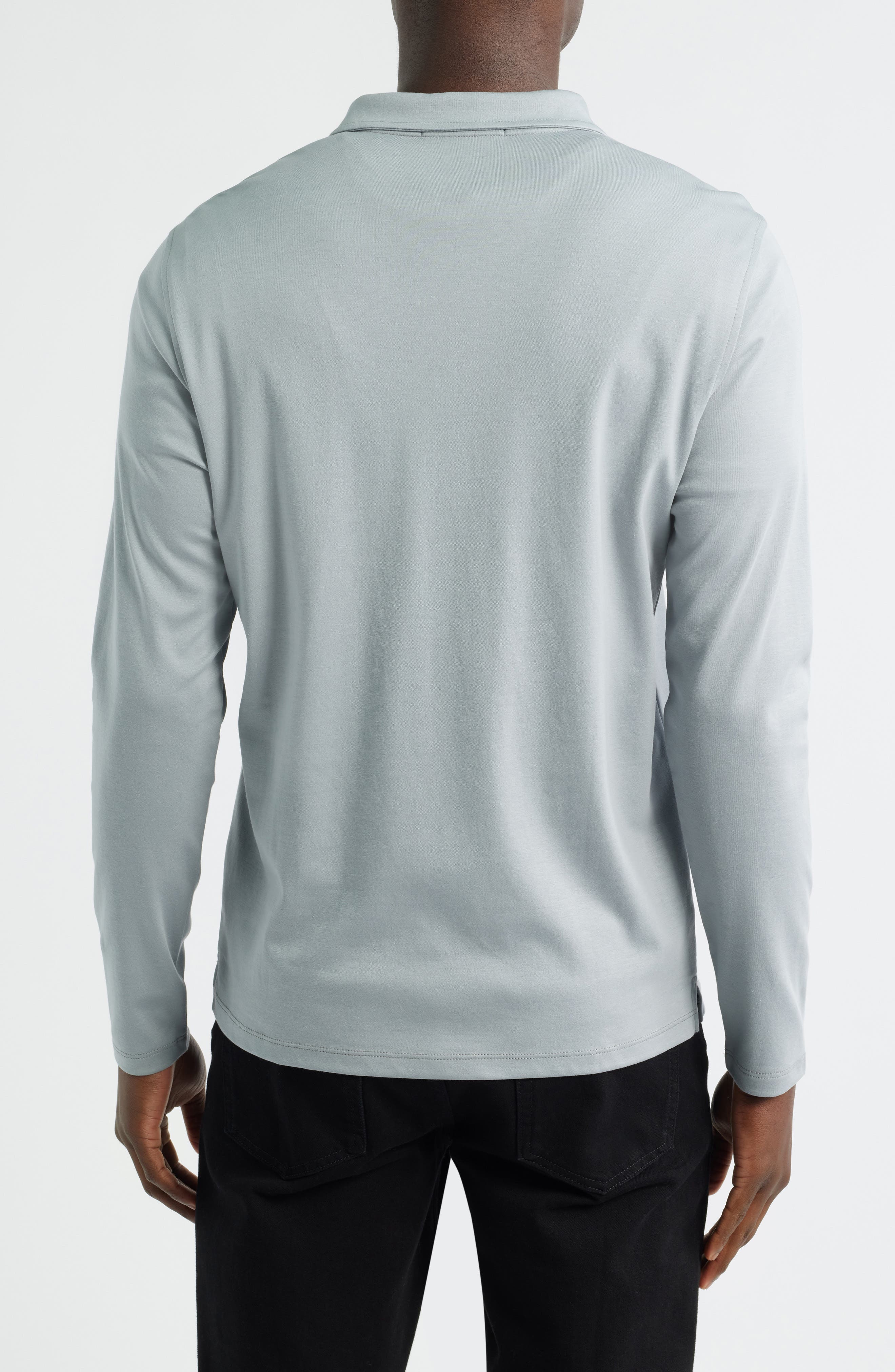 Georgia Long Sleeve Zip Polo - image 2