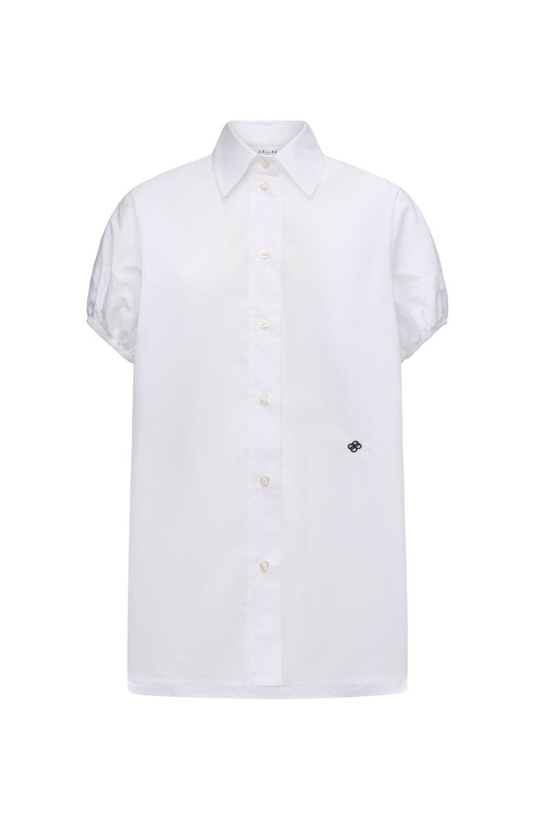Callas Milano Lecce Capsleeve shirt, Main, color, White
