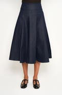 The Lulo Project Echo A-Line Denim Skirt