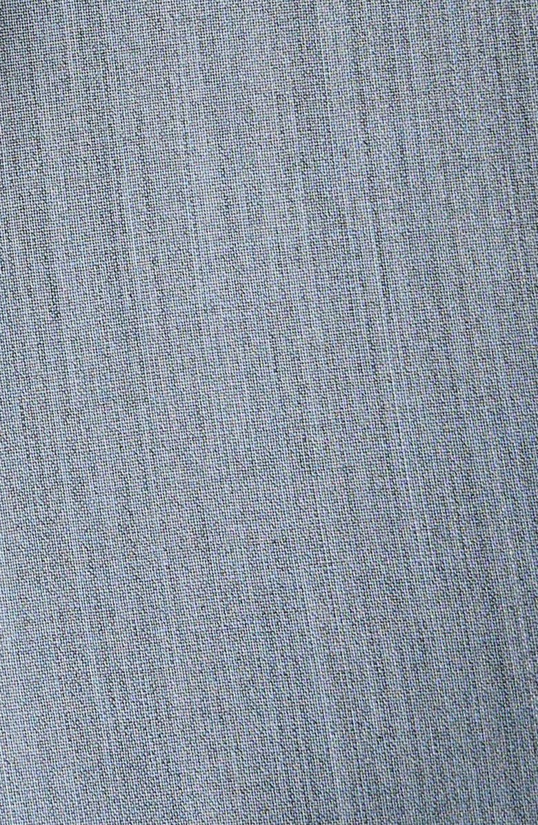 Eton Slim Fit Blue Mélange Wool Dress Shirt, Alternate, color, Medium Blue