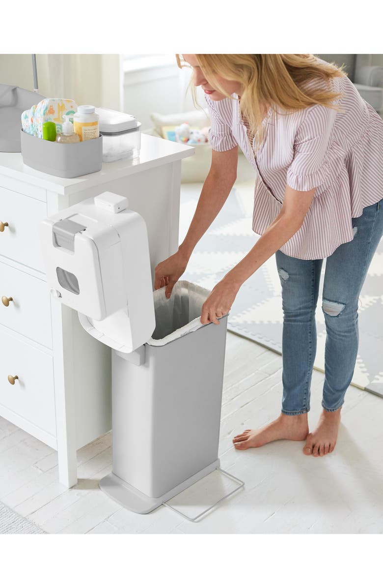 Skip Hop Nursery Style Diaper Pail, Alternate, color, 