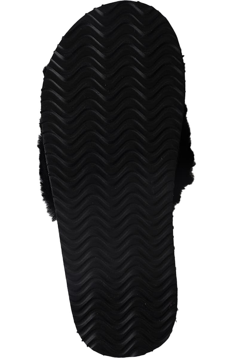 Candie's Zazas Faux Fur Slide Sandal, Alternate, color,