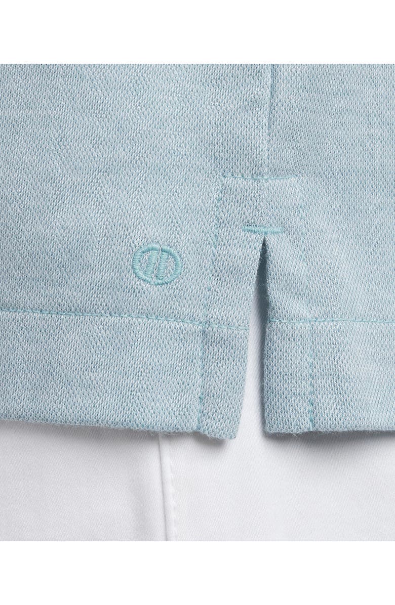 David Donahue Connery Cotton Polo, Alternate, color, Beach Glass