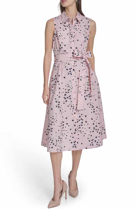 Calvin Klein Sleeveless Cotton Shirtdress