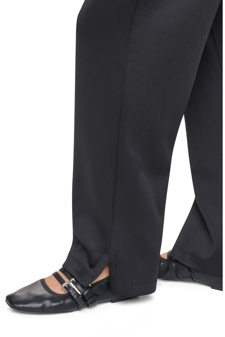 Pins & Patches Wide Leg Sweatpants, Alternate, color, BLACK