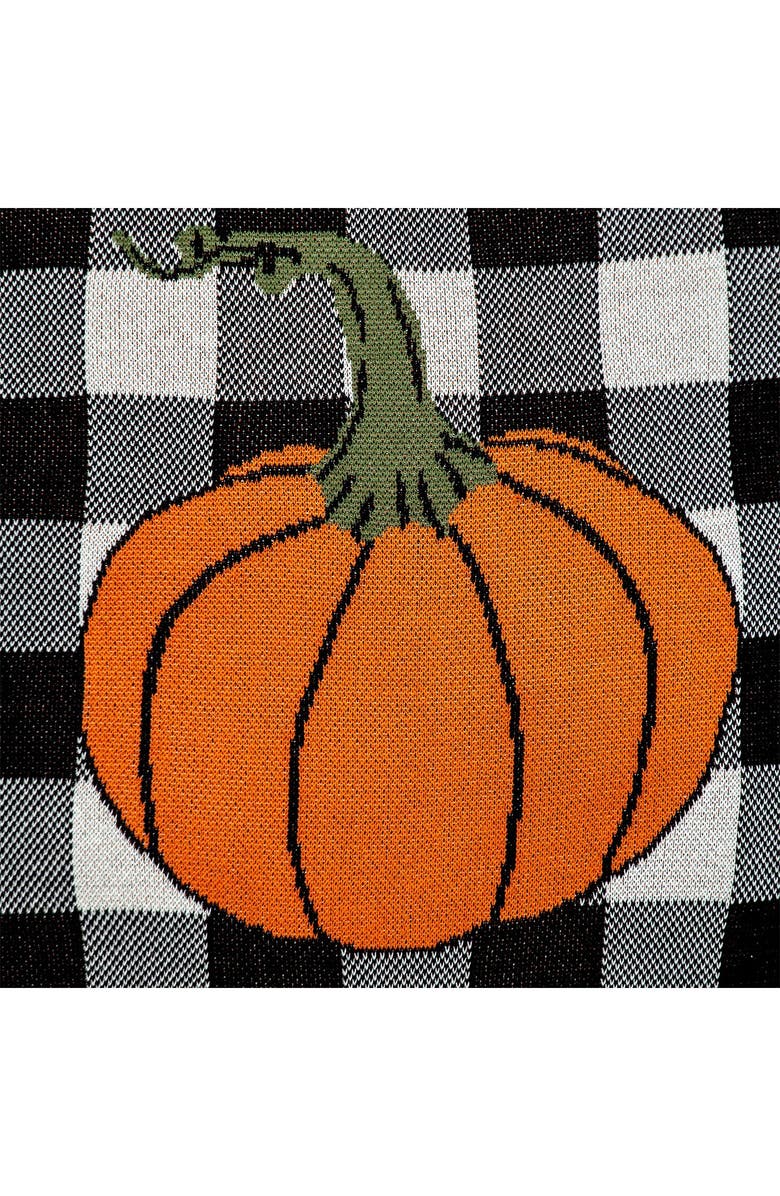 PARKLAND COLLECTION Pumpyking Transitional Orange Throw Pillow, Alternate, color, Orange